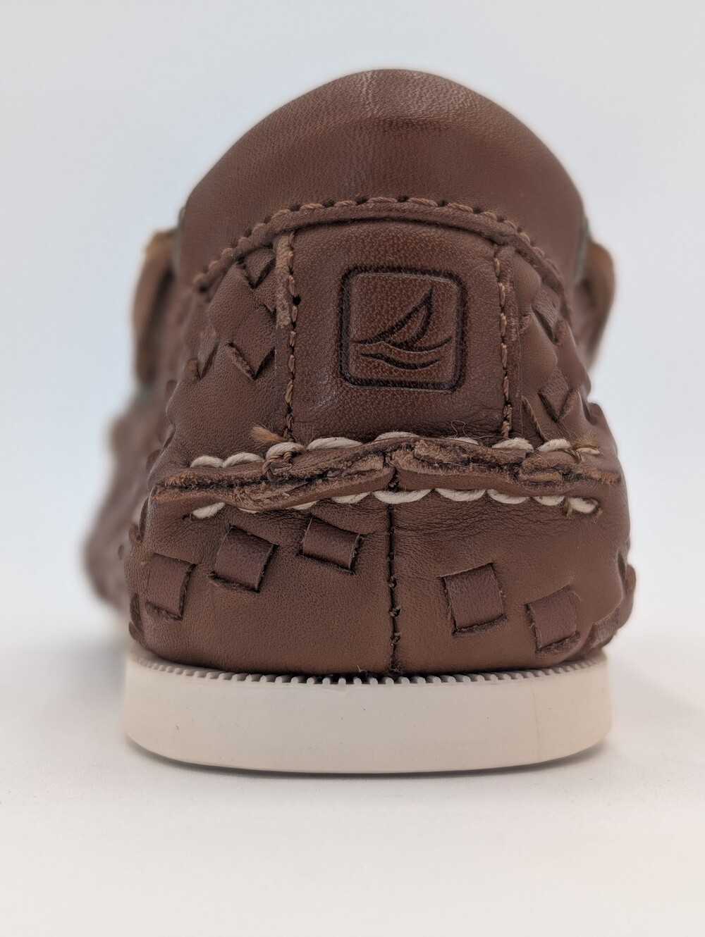 NEW Sperry Top-Slider Audrey Size 6.5M Women's Cognac Brown Leather Loafers - Picture 8 of 17